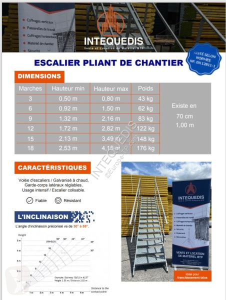 Material de obra Intequedis Escalier Pliant...