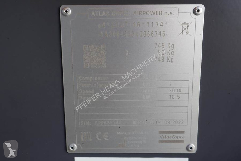 Materiaal voor de bouw Atlas Copco XAS 58-7...