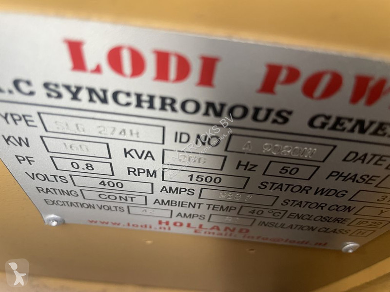 Stavebný stroj  200KVA GENERATOR BRAND NEW