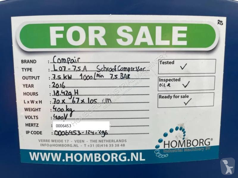 Materiaal voor de bouw Compair L07 - 7,5A...