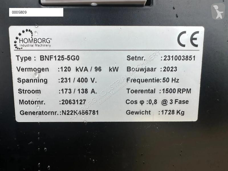Materiaal voor de bouw Himoinsa HFW 120 Iveco...