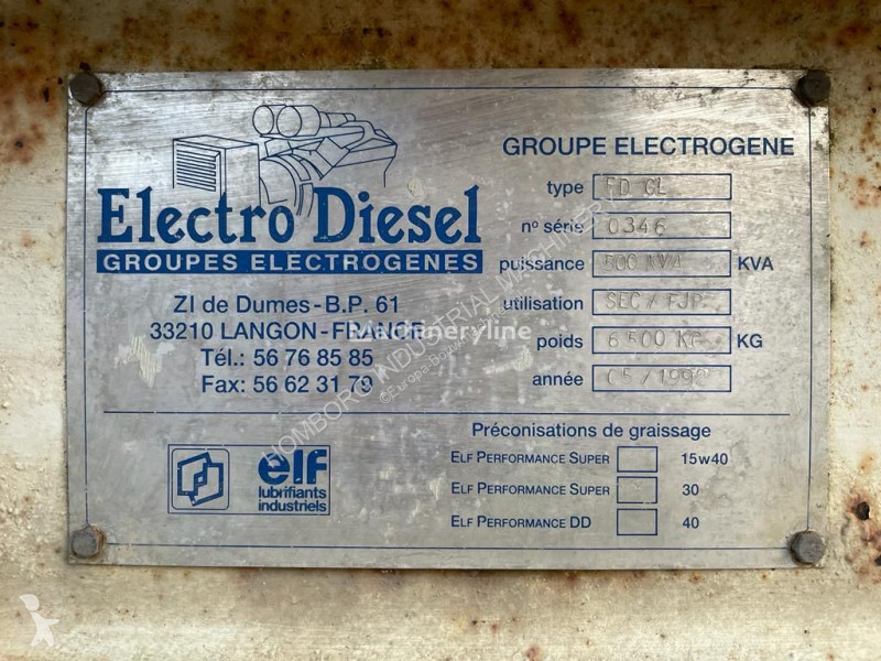 آلة لمواقع البناء Detroit Diesel Leroy Somer...