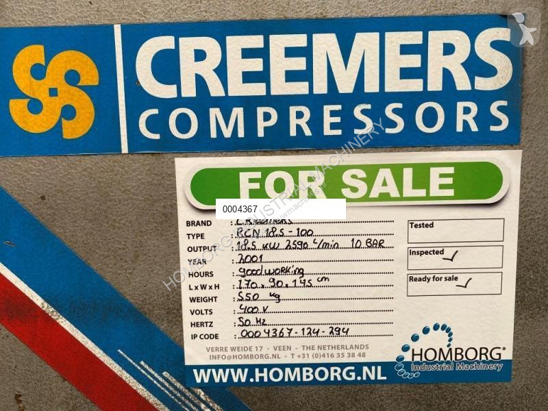 Materiaal voor de bouw Creemers Compressors RCN...