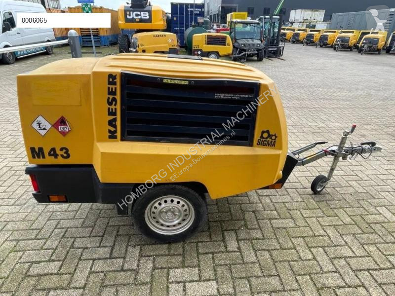 Materiaal voor de bouw Kaeser M43 Kubota 4,2 m3...