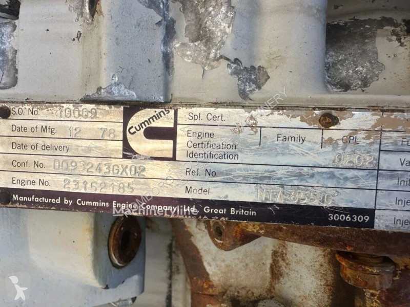 Materiaal voor de bouw Cummins NTA 855 G...