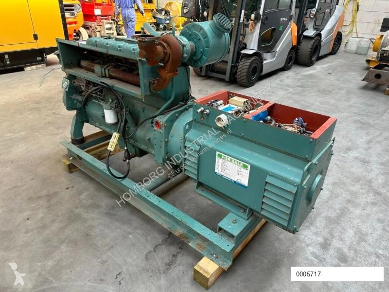 Vägbyggmaterial MAN 6DAT 80 kVA generatorset ex...