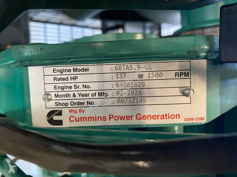 Materiaal voor de bouw Cummins C110D5Q - Open...