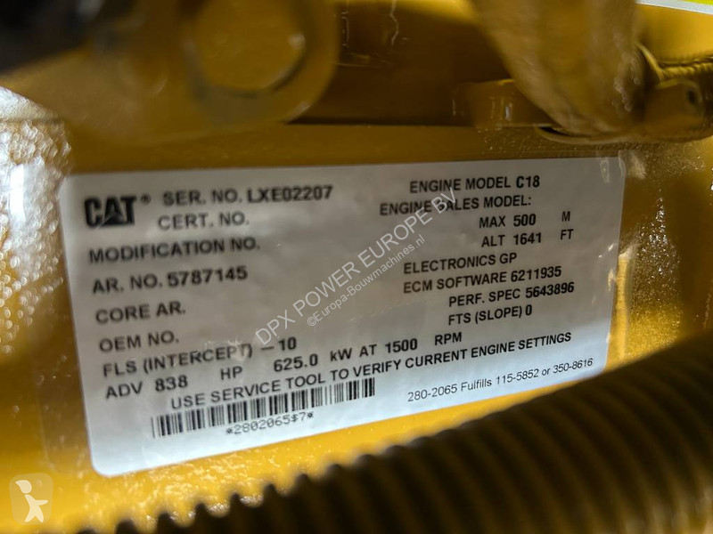 Material de obra Caterpillar DE715E0 - 715 kVA...