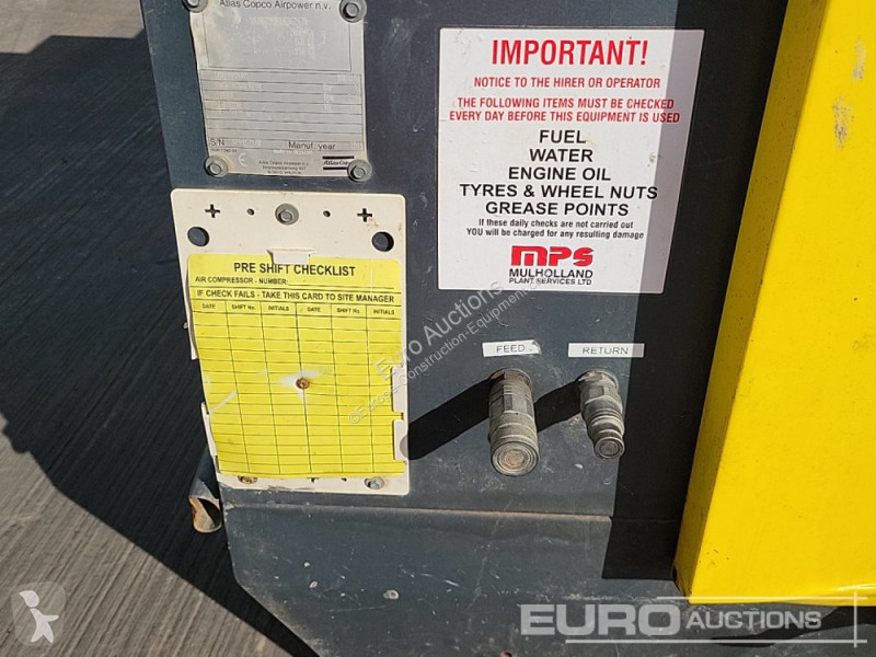 Materiaal voor de bouw Atlas Copco XAHS 186