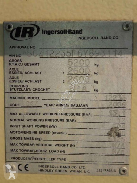 Entreprenørmaskiner Ingersoll rand 12/235