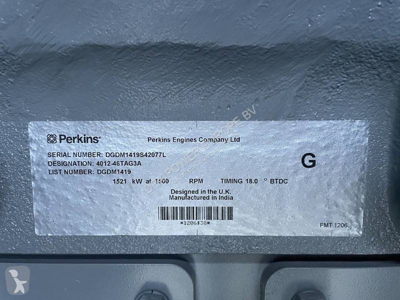 Строительное оборудование Perkins 4012-46TAG3A...