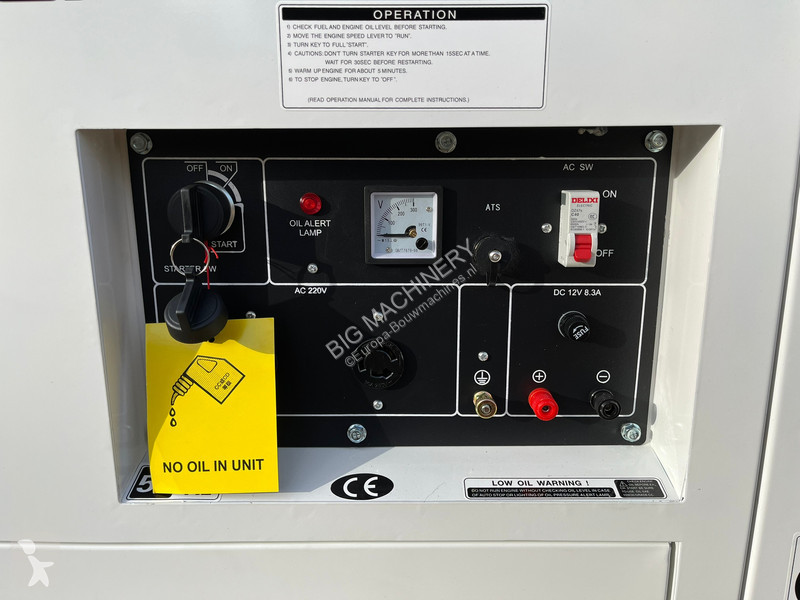 Stavebný stroj  PLD12000SE 10 kVA silent generator