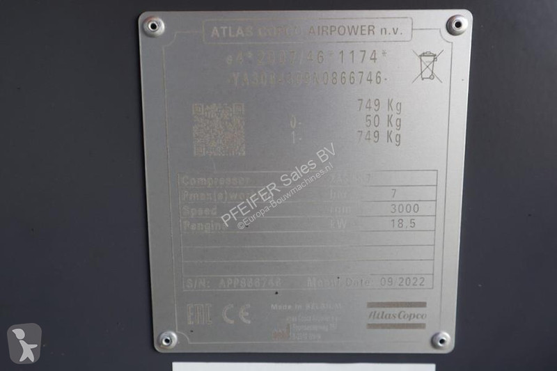 Stavebný stroj Atlas Copco XAS 58-7 Valid...