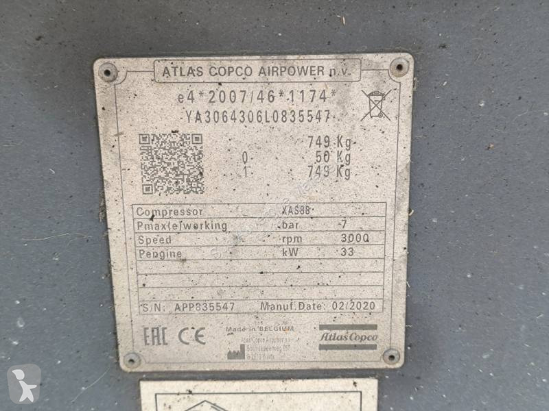 Stavebný stroj Atlas Copco