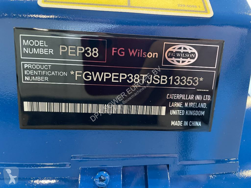 FG Wilson P65-5 - 65 kVA Open Genset -...