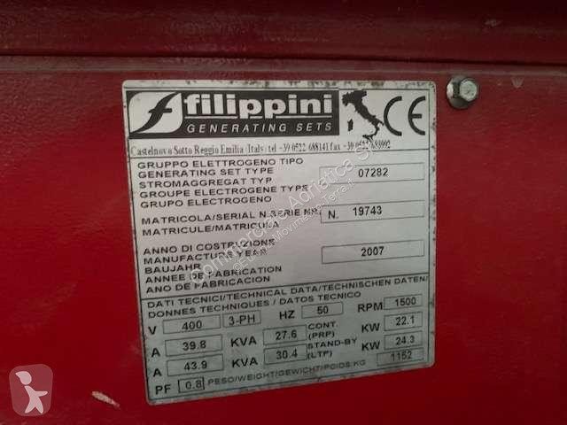 Matériel de chantier Filippini 07282