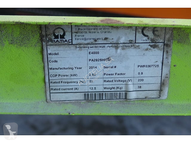 Строителна техника Pramac E4000