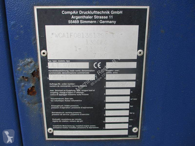 Entreprenørmaskiner Compair C 60 - 12 - N