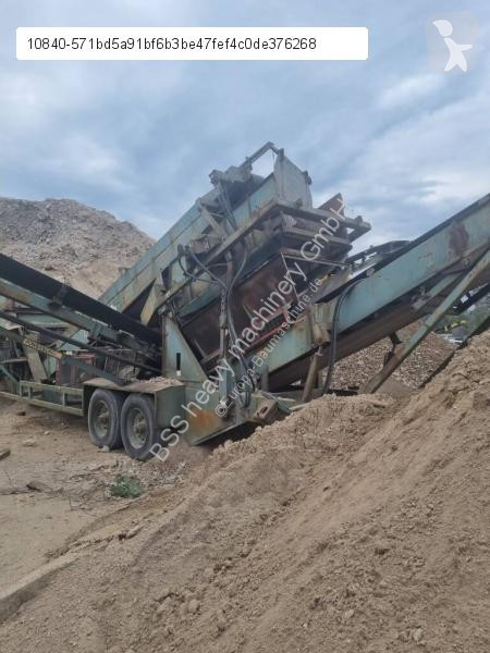 Krossning, återvinning Powerscreen Chieftain 8x4