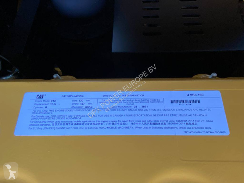 Material de obra Caterpillar DE500GC - 500 kVA...