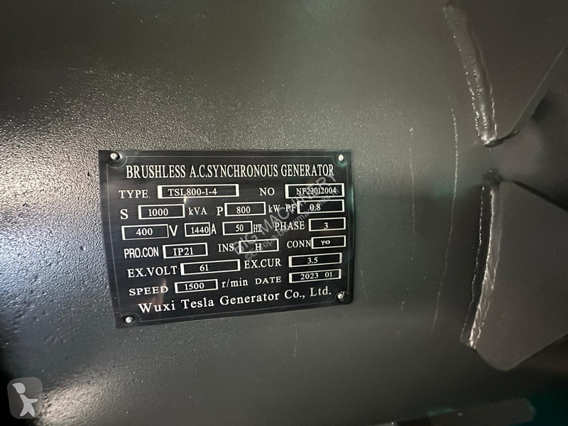 Materiaal voor de bouw  1000 KVA silent...