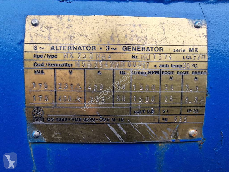 Materiaal voor de bouw DAF 1160 Generator MX...