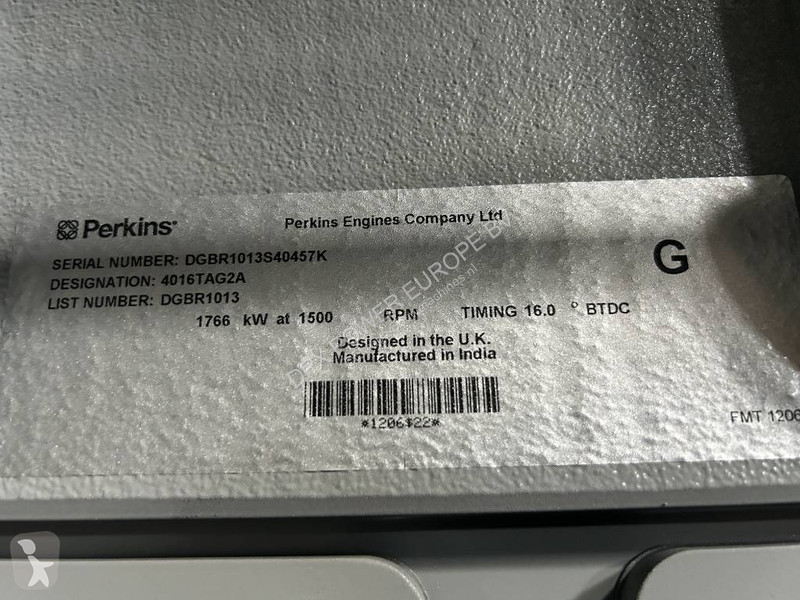 Materiaal voor de bouw Perkins 4016-TAG2A -...