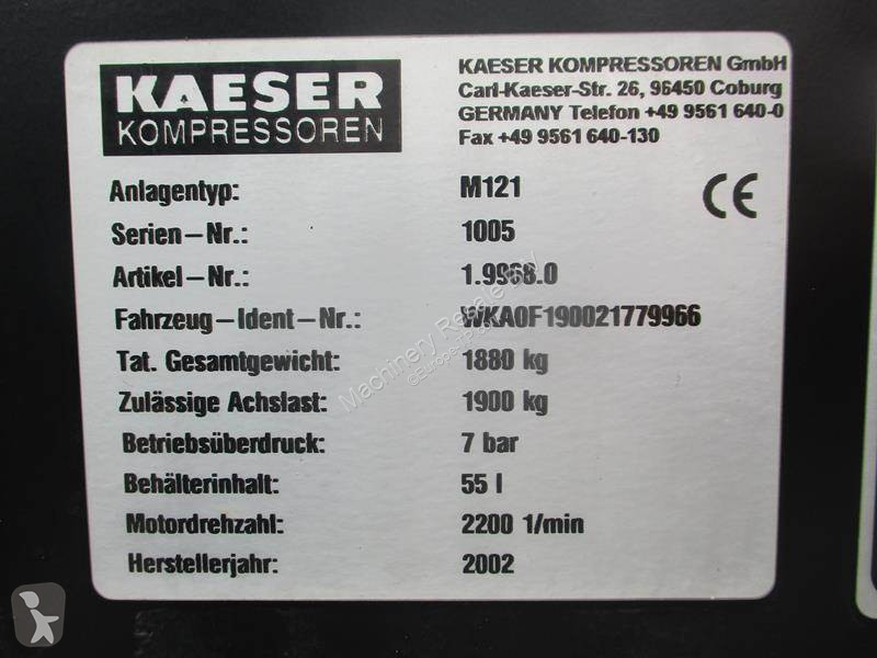 Materiaal voor de bouw Kaeser M 121