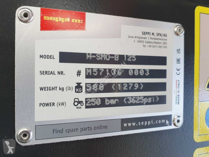 آلة لمواقع البناء  Seppi M. H-SMO-B 125 / Vario...