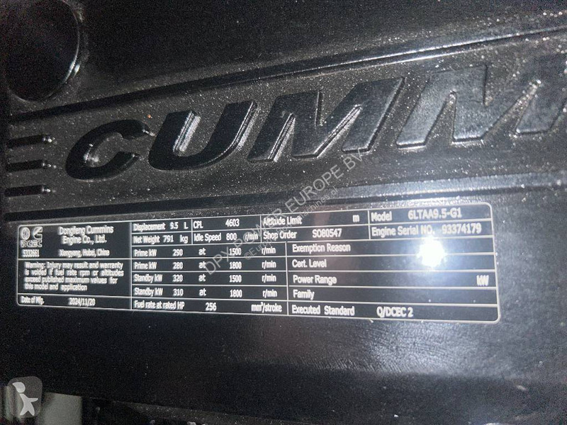 Materiaal voor de bouw Cummins 6LTAA9.5-G1 -...