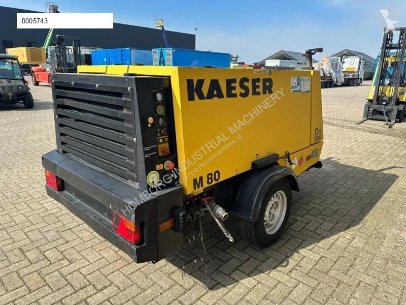 Materiaal voor de bouw Kaeser M80 Kubota 8.1 m3...