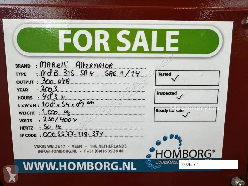 Materiaal voor de bouw  Marelli M8B 315 SA4...