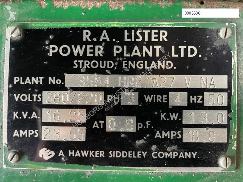 Materiaal voor de bouw Lister HR2A - 16 kVA...