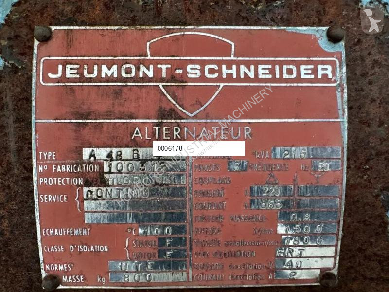Materiaal voor de bouw MWM TD 232 V12 Jeumont...