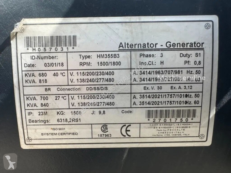 Entreprenørmaskiner MTU 12V1600 G20F Himoinsa...