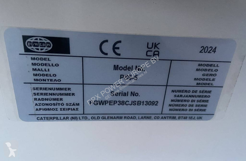 Material de obra FG Wilson P65-5 - 65 kVA...