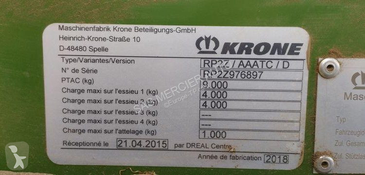 Henificación Krone