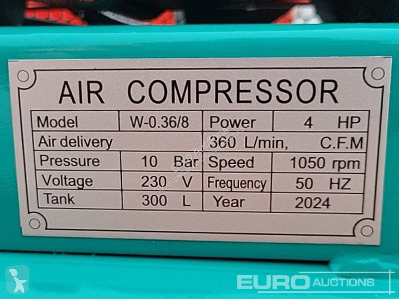 Material de obra  W-0.36/8 300L