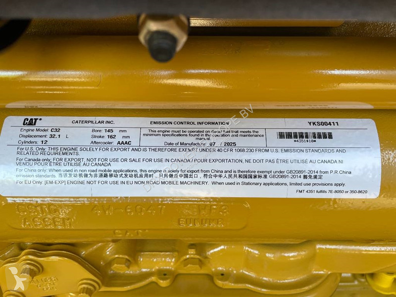 Stavebný stroj Caterpillar DE1400GC - 1400 kVA...