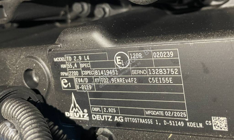 Строительное оборудование Deutz TD2.9 L4 - 43...