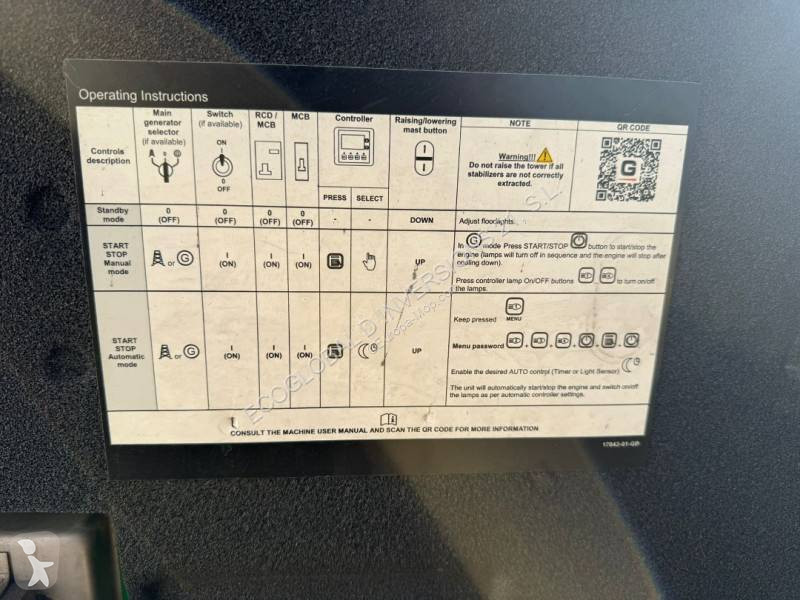 آلة لمواقع البناء Generac MOBILE V20