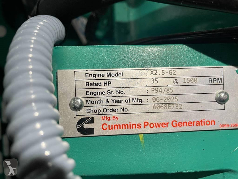 Stavebný stroj Cummins C22D5Q - 22 kVA...