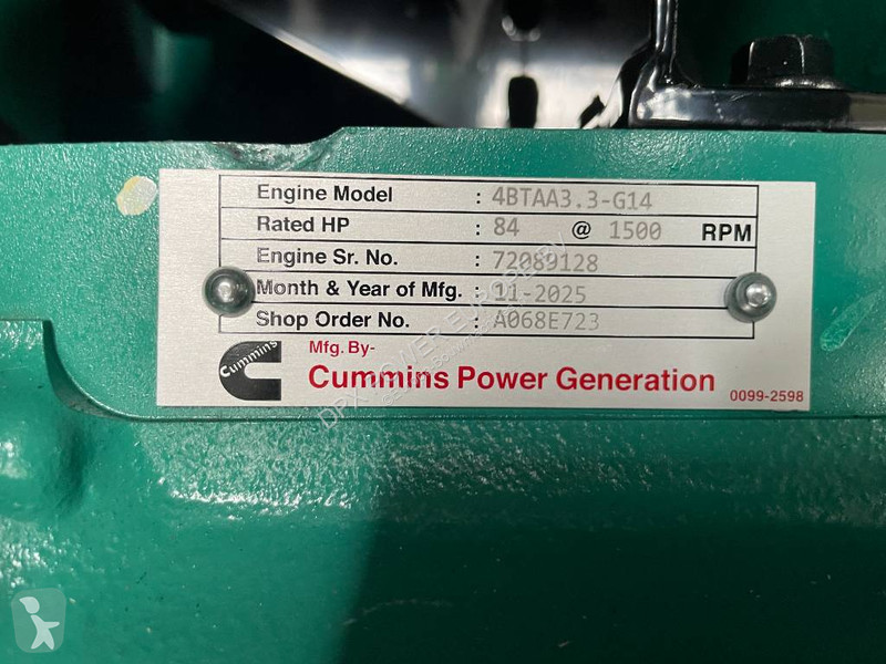 Entreprenørmaskiner Cummins C66D5EQ - 66 kVA...