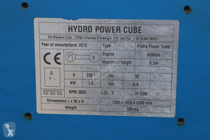 Entreprenørmaskiner  Hydro Power Cube