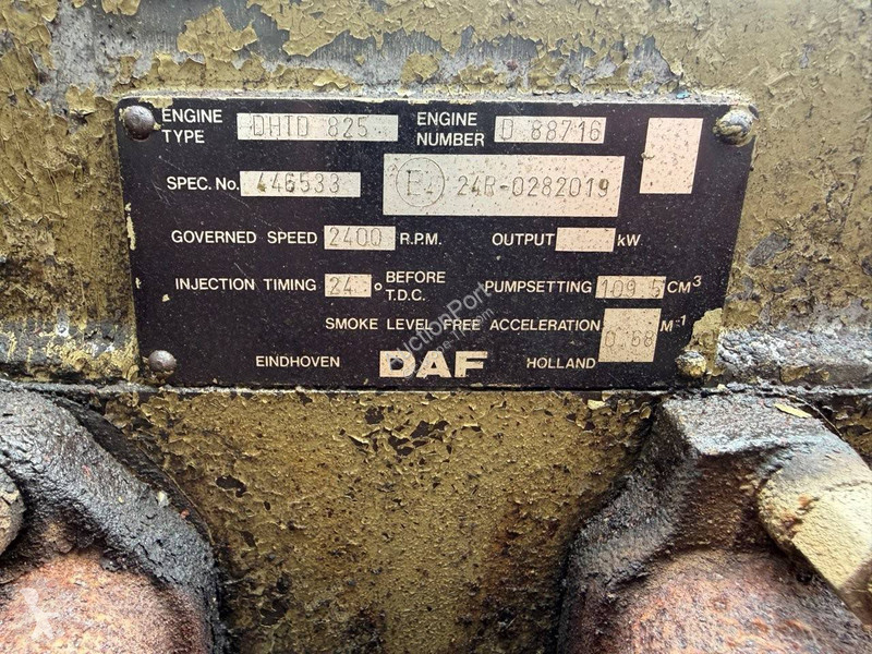 Matériel de chantier DAF DHTD 825