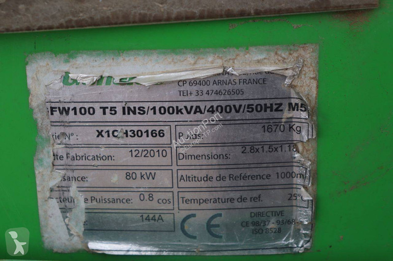 Materiaal voor de bouw Generac FW100 T5 INS