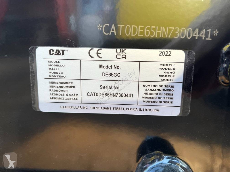 آلة لمواقع البناء Caterpillar DE 65 GC 65KVA...