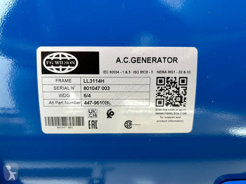 آلة لمواقع البناء FG Wilson P150-5 - 150 kVA...