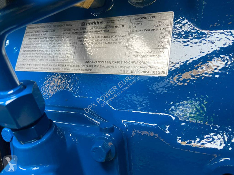 Material de obra FG Wilson P88-3 - 88 kVA...