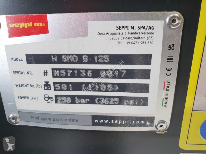 Material de obra  Seppi M. H-SMO-B 125 / Vario...